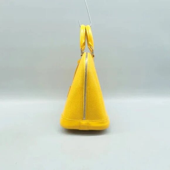 100% Authentic Louis Vuitton Alma Yellow EPI Leather Tote - Picture 4 of 12